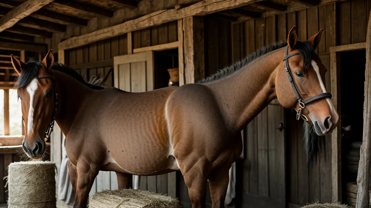 Equitación para principiantes: manejo pie a tierra para encontrar el equilibrio junto a un caballo en calma