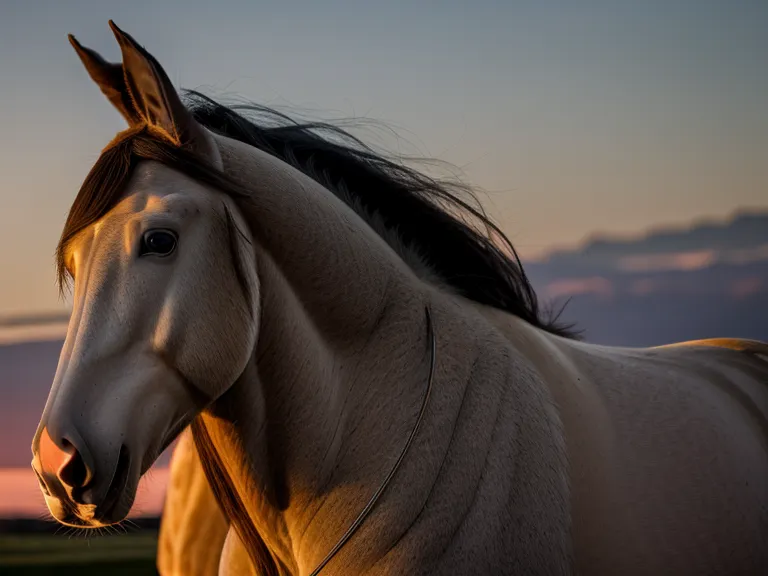 Bienestar animal en equitación: orejas atentas de un caballo durante un momento de calma pie a tierra