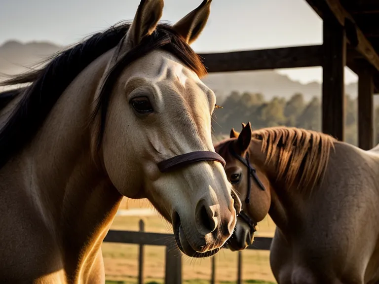 Ojo de caballo en primer plano con expresión tranquila, parte de los beneficios de la equitación para principiantes