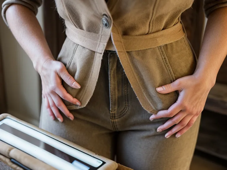 Tableta con un curso de equitación online para principiantes adultos junto a una silla de montar