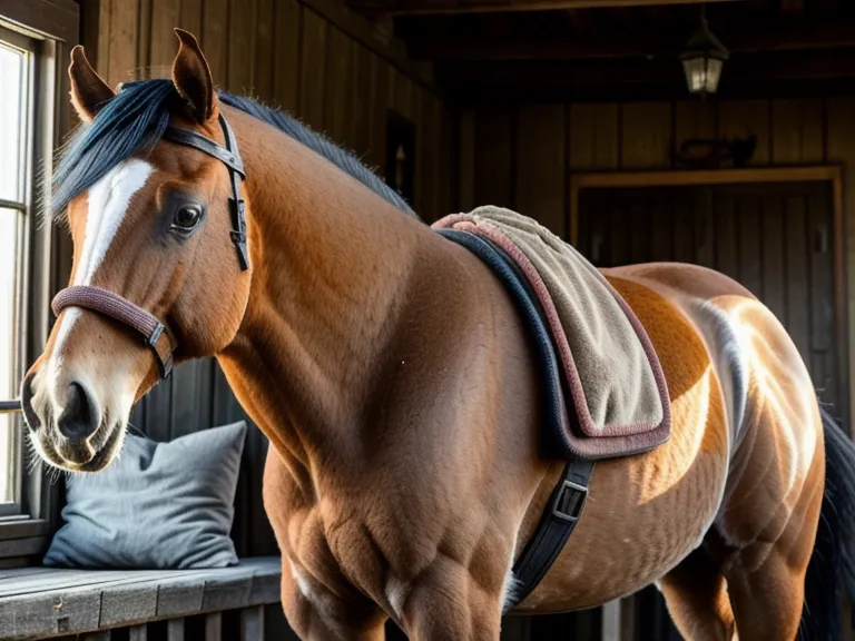 Jinete acariciando el cuello del caballo tras montar con calma, bienestar equino después de la clase