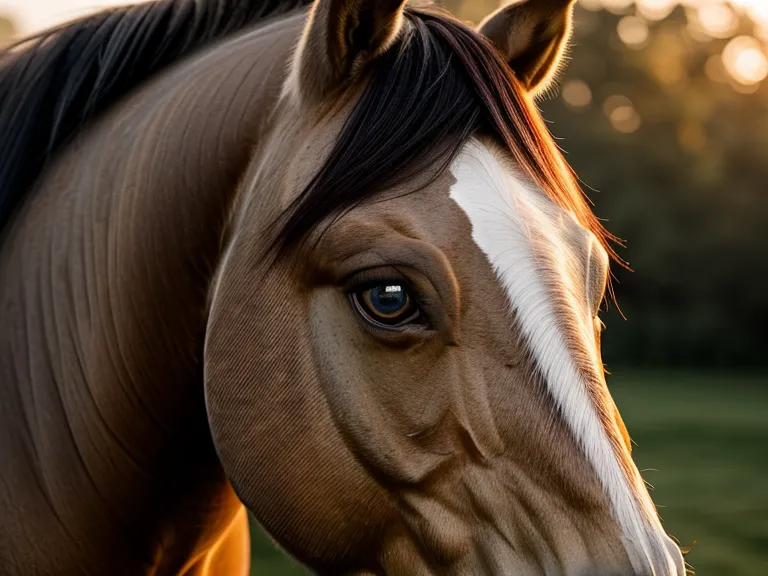 Detalle del ojo y la oreja de un caballo, señal de atención que aprende a leer una jinete principiante en sus clases de equitación