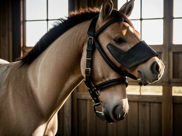 Belfos tensos de un caballo, señal de incomodidad que toda equitación para principiantes debería aprender a leer