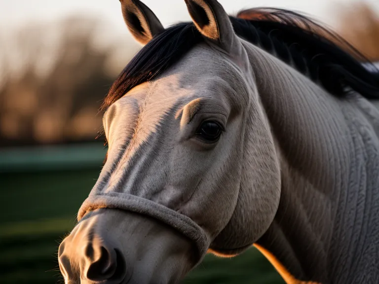 Oreja y ojo de un caballo atento al jinete, una señal de psicología equina para quien empieza a montar