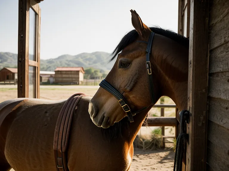 Amateur observando a un caballo en el picadero para entender su psicología y ganar confianza ecuestre como principiante de equitación